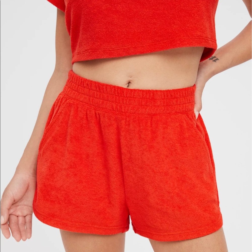 Offline Red Terrycloth set
